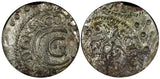 Swedish Livonia City of Riga Carl X Gustav Silver 1656 1 Solidus KM# 50 (22 234)