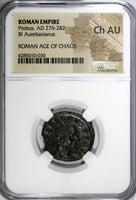 ROMAN EMPIRE,Probus,AD 276-282 BI Aurellanianus /MARS VICTOR NGC Ch AU (30)