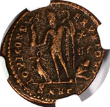 ROMAN Licinius II as CAESAR AD 317-324 BI NUMMUS /JUPITER w Victory EAGLE NGC(2)