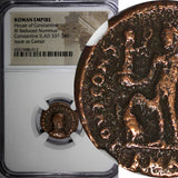 Roman Constantine II AD 337-340 BI Reduced Nummus / Jupiter NGC (012)