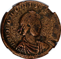 WESTERN ROMAN Honorius AD 393-423 AE2  /Rev. Glory of the Romans NGC (013)