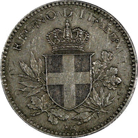 Italy Vittorio Emanuele III Copper-nickel 1919 R 20 Centesimi  KM# 58 (341)