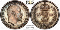 Great Britain Edward VII Silver 1906 2 PENCE PCGS PL64+PROOFLIKE TONED KM#796(4)
