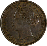 Jersey Victoria Bronze 1894 1/12 Shilling Mintage-180,000 30.5 mm KM# 8 (17 646)