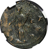 ROMAN.Gallienus AD 253-268  BI Double-Denarius / Uberitas Agricultural NGC (19)