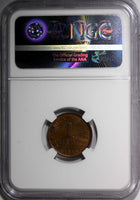 Portugal Bronze 1918 1 Centavo NGC MS63 BN KM# 565  (044)