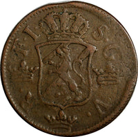 SWEDEN Frederick I (1720-51) 1750 2 Ore Mintage-353,100 Avesta KM# 437 (15 114)