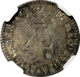 Great Britain George III Silver 1786 4 Pence NGC AU55 Toned KM# 596.1 (079)