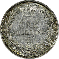 Great Britain Victoria Silver 1885 1 Shilling 'Young Head' KM# 734.4 (17 242)