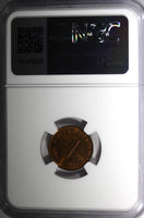 Germany-Third Reich Bronze 1939 F 1 Reichspfennig NGC MS64 RB KM# 89 (040)
