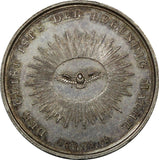 German Baptism Silver Medal,1863, DER GEIST IST-S DER LEBENDIG MACHT 25mm(9921)