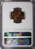 San Marino 1936 R 10 Centesimi NGC MS65 RB Lowest Mintage -300,000 KM# 13 (251)