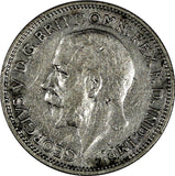 Great Britain George V Silver 1931 6 Pence KM# 832 (20 415)