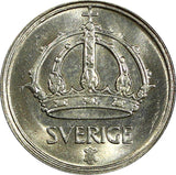 Sweden Gustaf V (1907-1950) Silver 1947 10 Öre UNC KM# 813 (22 064)