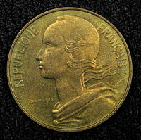 FRANCE Aluminum-Bronze 1975 10 Centimes KM# 929 (22 716)