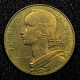 FRANCE Aluminum-Bronze 1975 10 Centimes KM# 929 (22 716)