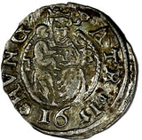 Hungary Rudolf II (1576-1608) Silver 1591 K-B Denar MB# 260