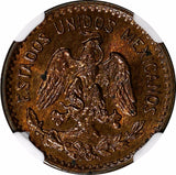Mexico ESTADOS UNIDOS MEXICANOS Bronze 1929 Mo 1 Centavo NGC MS62 RB KM# 415