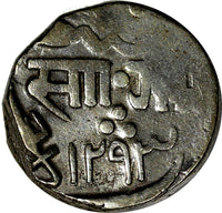 India-Princely States BARODA Sayaji Rao III Silver 1293(1876) 1 RUPEE Y# 29 (72)