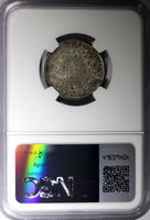 Italy PAPAL STATES Pius IX Silver 1867 XXI R 1 Lira NGC AU58 Toned KM# 1378 (5)