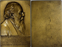 AUSTRIA Medal Plaque 1925 by L.Hujer  Anton Viktor Felgel-Farnholz 81.88 g.(67)