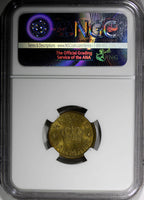 Denmark Christian X 1926 HCN GJ  1/2 Krone NGC MS64  KEY DATE KM831.1