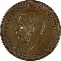 Great Britain George V Bronze 1929 1 Penny  KM# 838 (17 128)