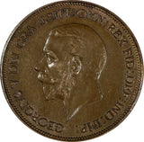 Great Britain George V Bronze 1929 1 Penny  KM# 838 (17 128)