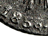 MEXICO Silver 1838/7 Go PJ 1/2 Real OVERDATE Guanajuato Mint SCARCE KM# 370.7