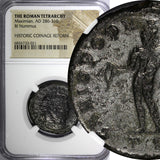 ROMAN TETRARCHY Maximian AD 286-310 BI Nummus/Nude Genius NGC (021)