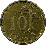 Finland 1972 S 10 Pennia KM# 46