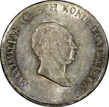 German States BAVARIA Maximilian I Joseph Silver 1809 20 Kreuzer KM# 688 (018)