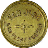 EL SALVADOR Brass Token (1910) JOSE DOMINGO DE LEON ,San Pedro Pustla Rul-Ahu 9