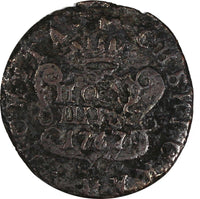 Russia Siberia Catherine II Copper 1767 Polushka Early Date  SCARCE C# 1(19 525)