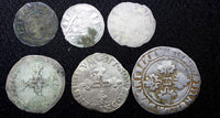 FRANCE LOT OF 14 MEDIEVAL COINS most are silver. (22 373)