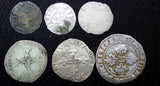 FRANCE LOT OF 14 MEDIEVAL COINS most are silver. (22 373)