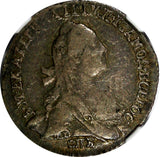 Russia Catherine II 1769 SPB 10 Kopeks NGC MINT ERROR VF25 SCARCE C# 61a.3 (009)