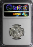 Germany - Empire Wilhelm II Silver 1904 D 1 Mark NGC MS62 Munich Mint KM# 14/005