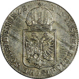 AUSTRIA  Franz Joseph I Silver 1849 C 6 Kreuzer KM# 2200 (13 482)
