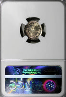 Mexico Silver 1888  Go R  5 Centavos  BU NGC MS63 Mintage-320,000 KM# 398.5