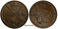 Sweden Frederick I (1720-1751) Copper 1747 S.M. 1 ORE Avesta Mint KM#416.1 (625)