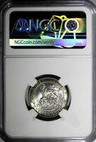 Great Britain George V Silver 1926 1 Shilling NGC MS63 MODIFIED BUST  KM# 829