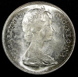 CANADA Elizabeth II Silver 1965 $1.00 Dollar  UNC KM# 64.1 (22 785)