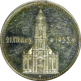 Germany-Third Reich Silver PROOF 1934-G 2 Reichsmark ANACS PF60 KM# 81 (56)