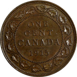 Canada George V Bronze 1915 1 Cent KM# 21 (18 760)
