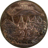 Germany Bronze MEDAL 750 YEARS OF THE CITY OF GENGENBACH (18 330)