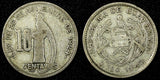 GUATEMALA Silver 1945 10 Centavos Guatemala City Mint KM# 239.1 (22 850)