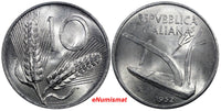 Italy Aluminum 1952-R 10 Lire UNC Condition Better Date KM# 93 (9896)