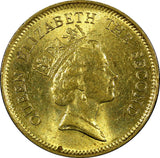 Hong Kong, Prc Elizabeth II 1990 10 Cents Royal Mint United Kingdom KM# 55 (547)