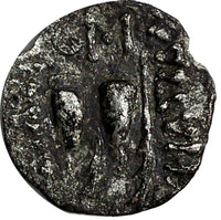 BAKTRIA, Eukratides I Megas.Circa 171-135 BC. AR Obol (10mm, 0.55 g, ).
